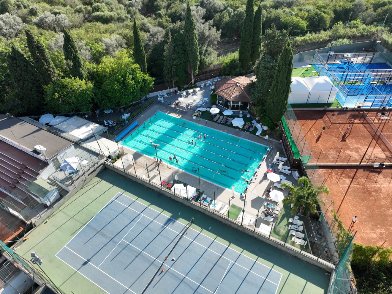 Tennis in azione