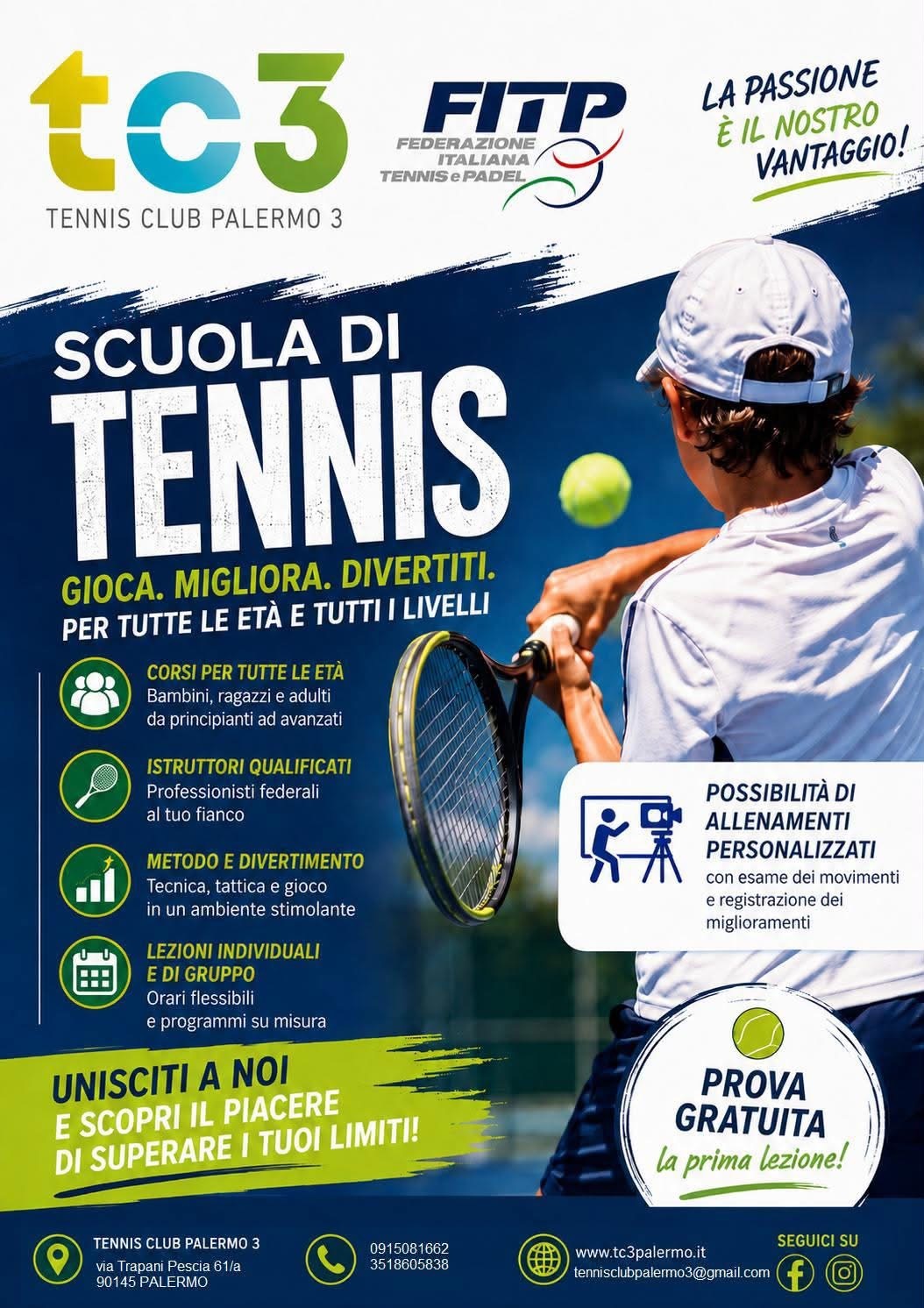 SCUOLA TENNIS 2026-2027 